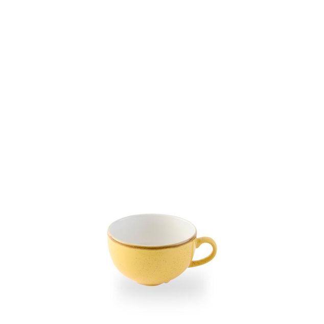 Stonecast Mustard Cappuccino Cup 34cl H: 6,5cm Dia: 11cm
