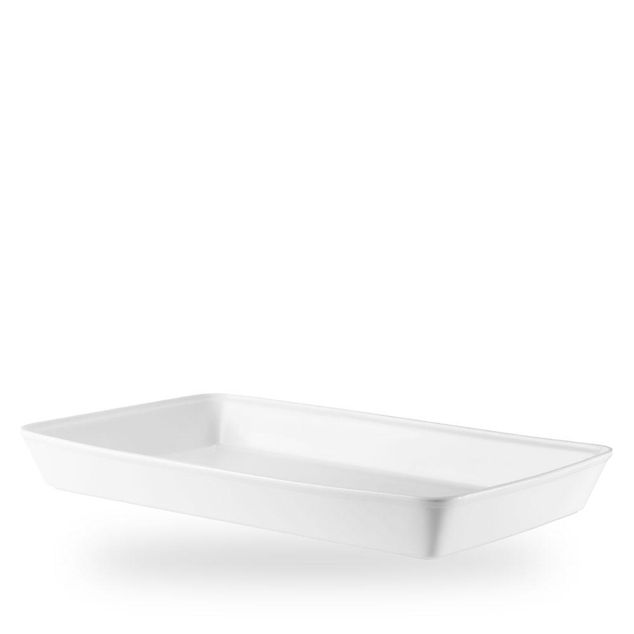 White Cookware Rectangle Baking Ildfast 53 X 32.5 X 6.2Cm