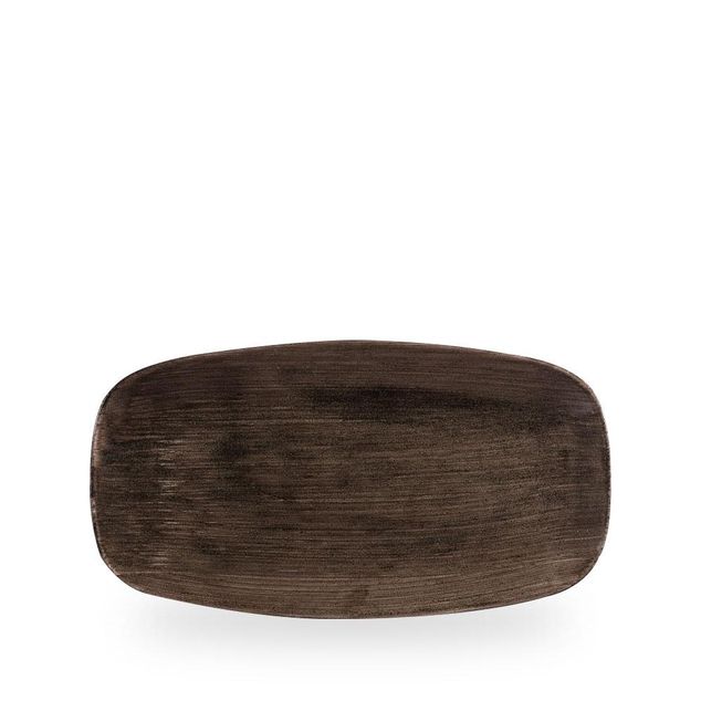 Stonecast Patina Iron Black Chefs Oblong Tallerken 29.8 X 15.3Cm