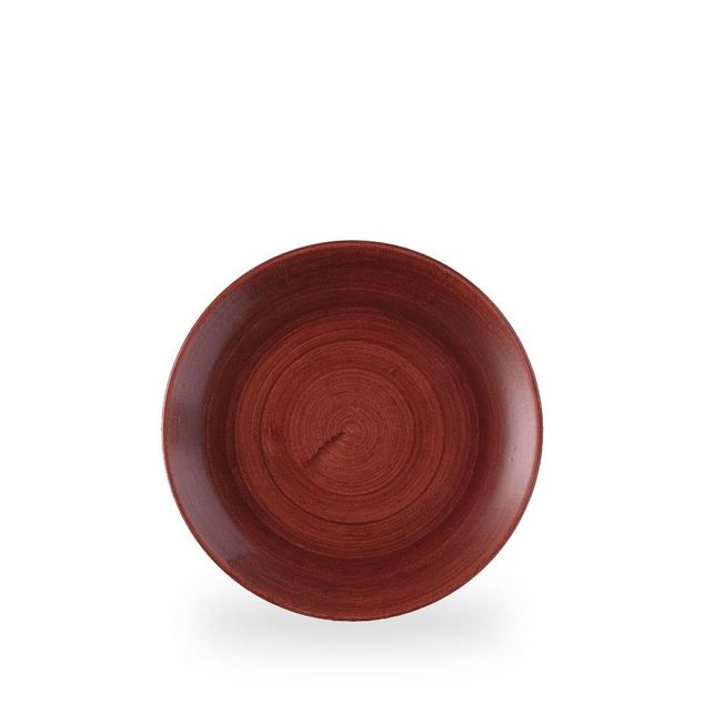 Stonecast Patina Red Rust Evolve Coupe Tallerken 21.7Cm