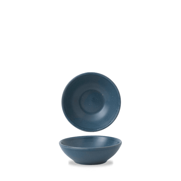 Oslo Blue Contour Shallow Bolle 11.6Cm