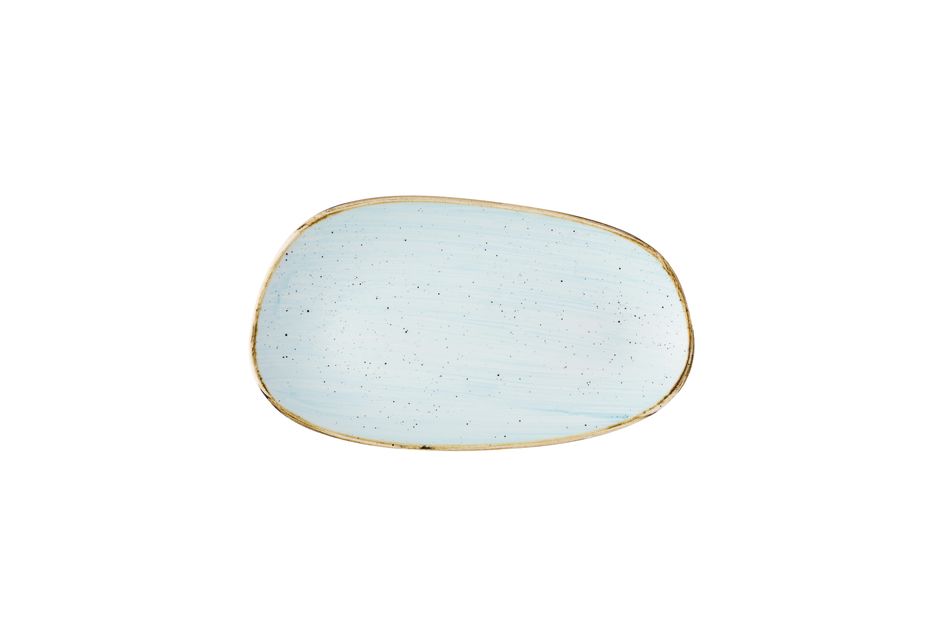Stonecast Duck Egg Opal * Organic Oblong Plate* 26 x 15cm