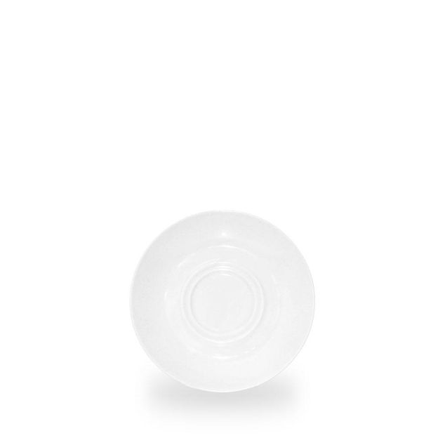 White Cafe Saucer Large 16.5Cm