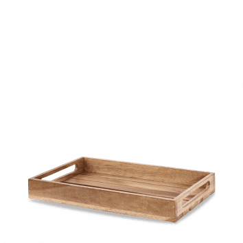 Wood Small Rustic Nesting Crate 39.7 X 25.8 X 5Cm