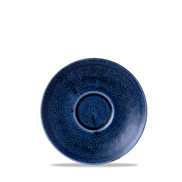 Stonecast Plume Ultramarine Cappuccino Saucer 15.6Cm