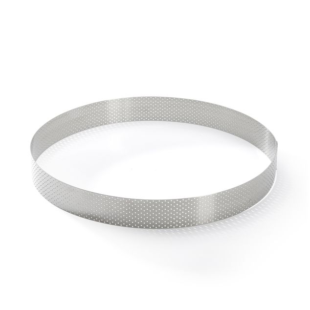 Perforated St-Steel Tart Ring Straight-?28.5 H 3,5