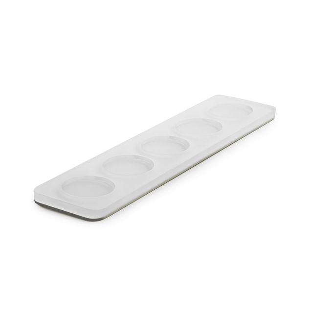 MEALPLAK Tray With 5 Inserts Nacryl White