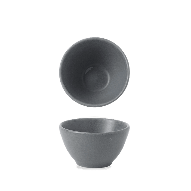 Seattle Grey Contour Dip Pot 11Cl H: 5Cm