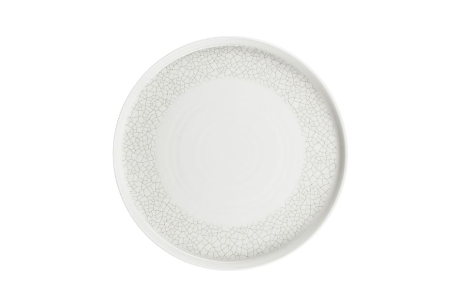 Viana Charcoal Grey Walled Plate * 26cm H:2cm