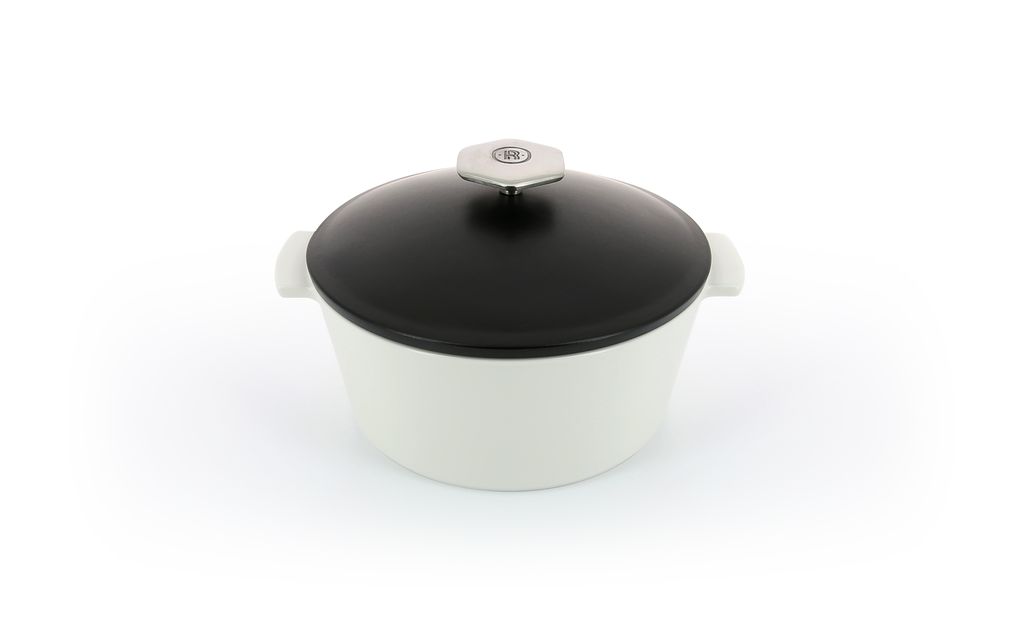 Revolution 2 Rund Cocotte 9''/22Cm Satin Black Induction
