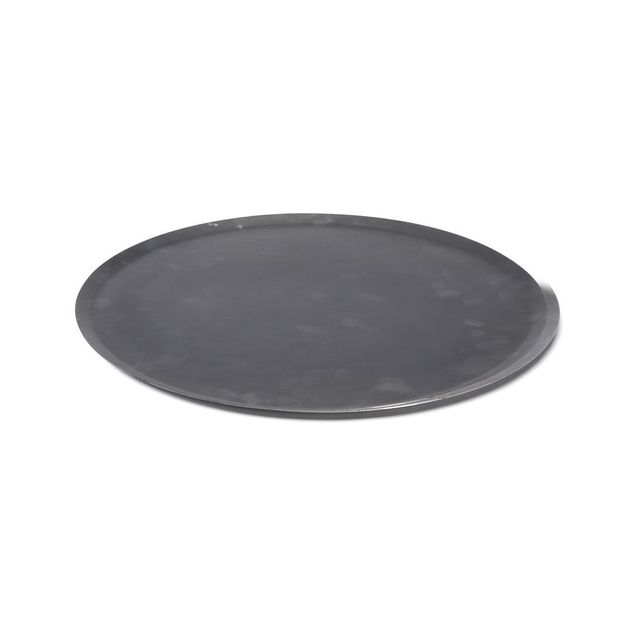 Blue Steel Round Pizza Tray Dia:36 Cm