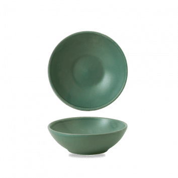 Andorra Green Contour Shallow Bolle 26Cl H: 4.5Cm