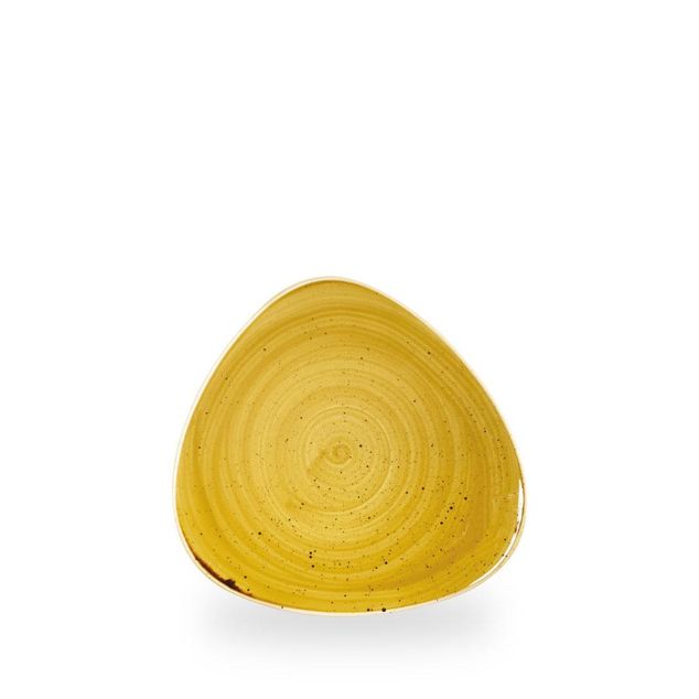 Stonecast Mustard Lotus Tallerken 19.2Cm