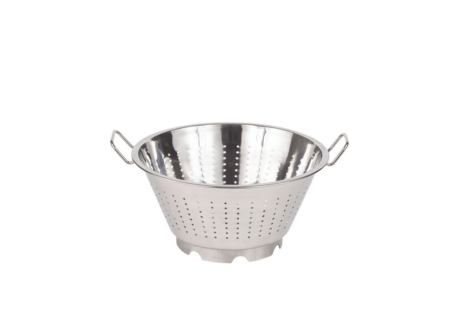 Louis Tellier Conical stainless steel colander with base - 36 cm - 2 handles