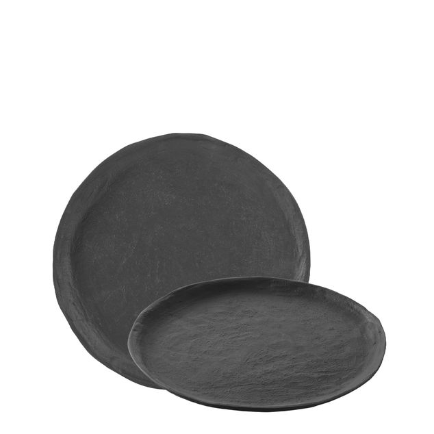 Yli Dessert Tallerken 21Cm Matt Slate Style