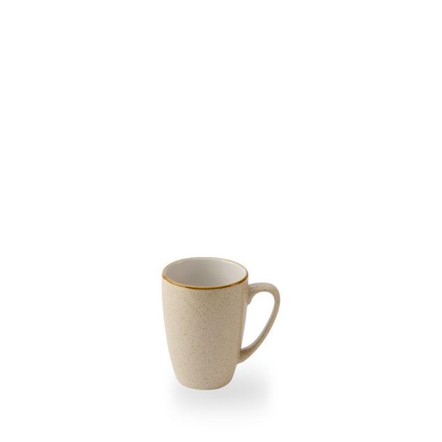 Stonecast Nutmeg Cream Profile Mug 34cl H: 11cm Dia: 8cm
