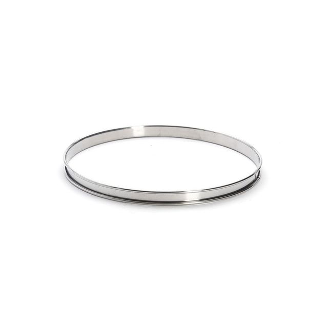 St. Steel Tart Ring, Rolled Edge Ht 2 C