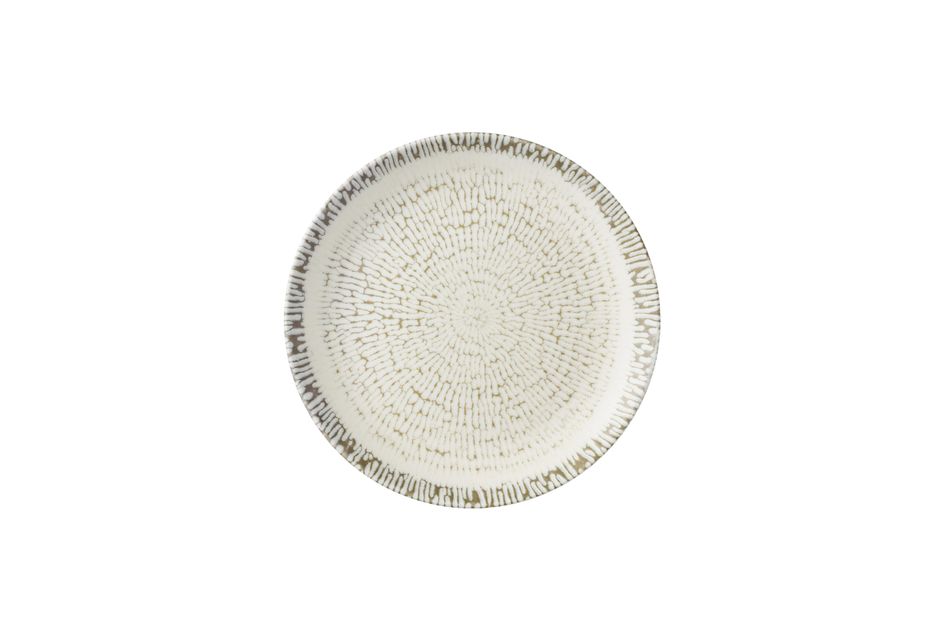 Inked Cascade Taupe Evolve * Coupe Plate * 21.7cm