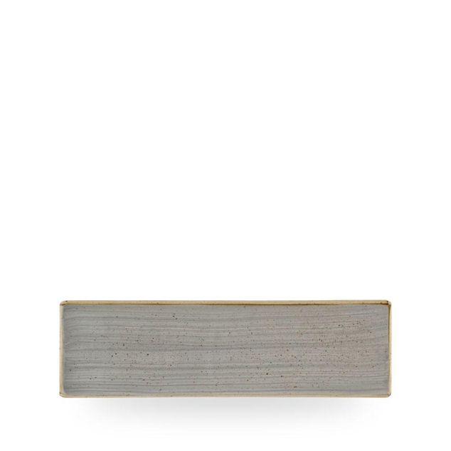 Stonecast Grey Oblong Plate 29.5cm x 8.8cm