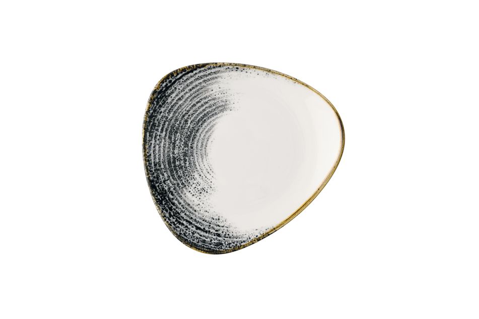 Homespun Accents Black Lotus Plate 24.5cm