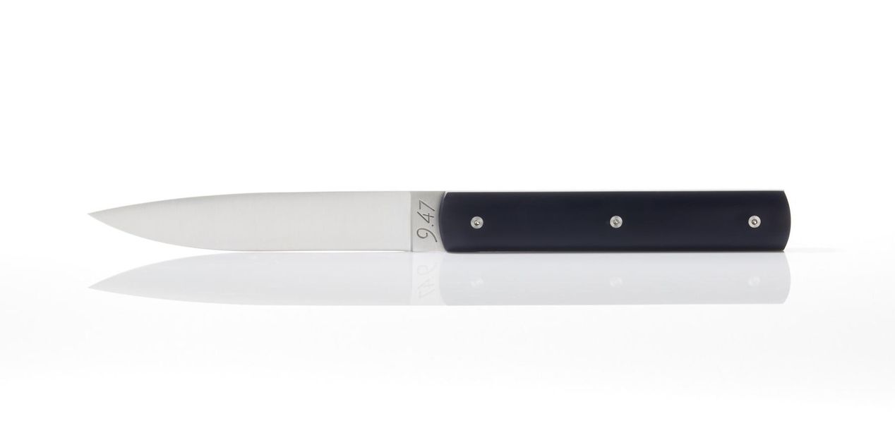 Perceval Table knife 947 Polyacetal night blue handle