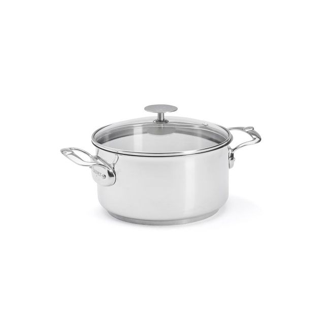 St/Steel Stewpan Milady Wit Lid ?20 Cm