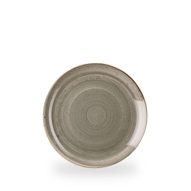 Stonecast Grey Evolve Coupe Tallerken 21.7Cm