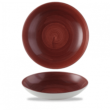 Stonecast Patina Red Rust Evolve Coupe Bolle 24.8Cm