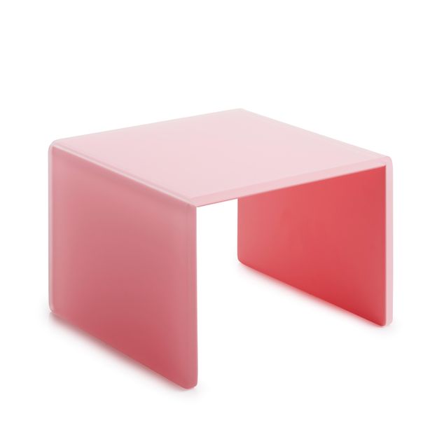 Mealplak Medium Square Buffet Nacryl Pink