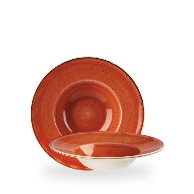 Stonecast Spiced Orange Profile Wide Rim Bolle Med 24Cm