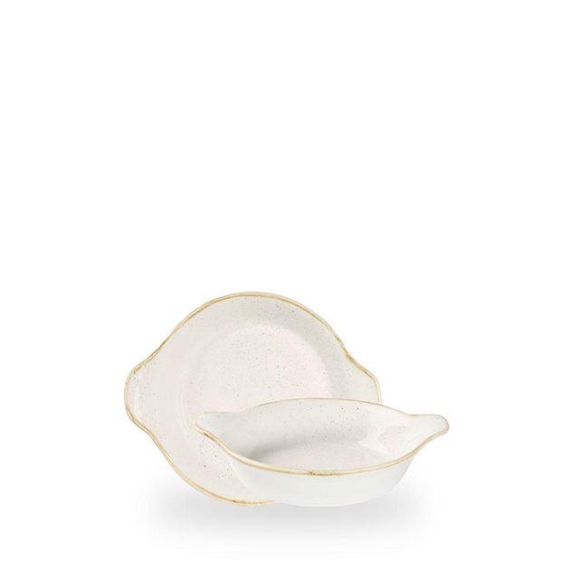 Stonecast Barley White Small Rund Eared Ildfast 15 X 18Cm
