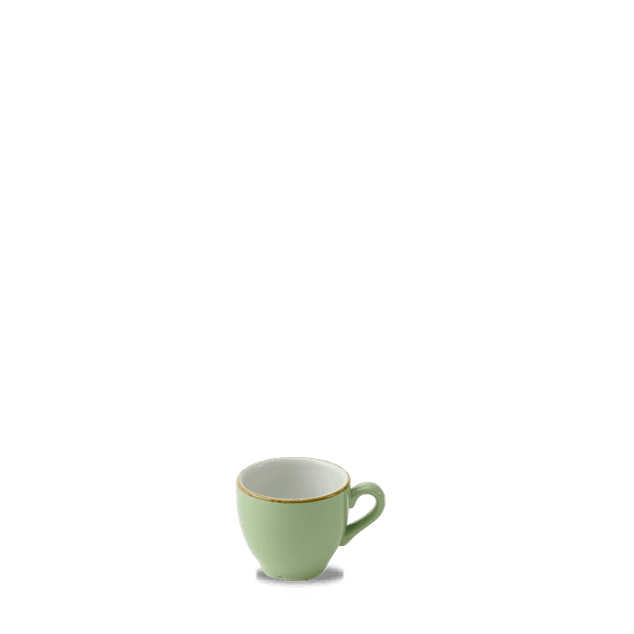 Stonecast Sage Green Espresso Cup 10cl H: 5.5cm Dia 6.5cm