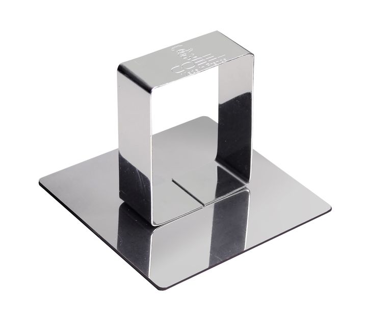 GOBEL St/st Square pusher - 6,8 x 6,8 cm h 3 cm
