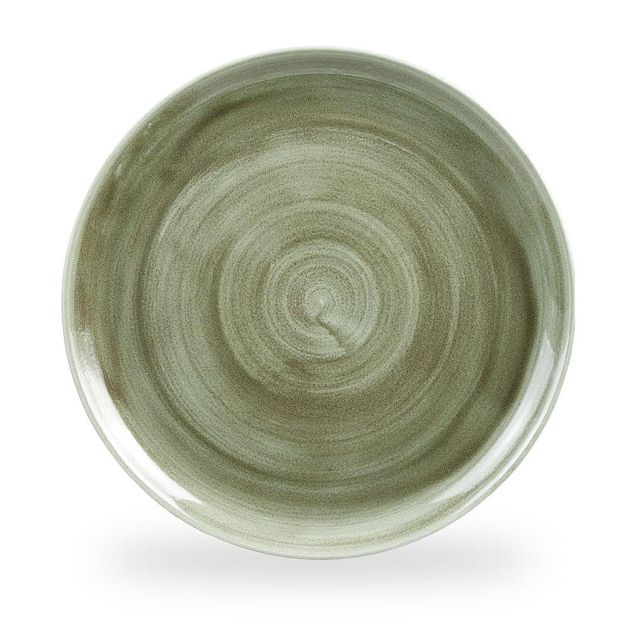 Stonecast Patina Burnished Green Coupe Evolve Tallerken 32.4Cm