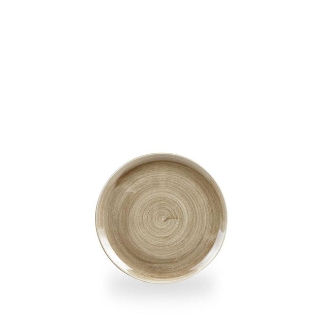 Stonecast Patina Antique Taupe Evolve Coupe Tallerken 16.5Cm