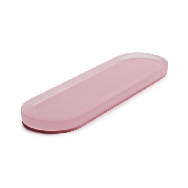Mealplak Oblong Pastry Support 17Cm Nacryl Pink