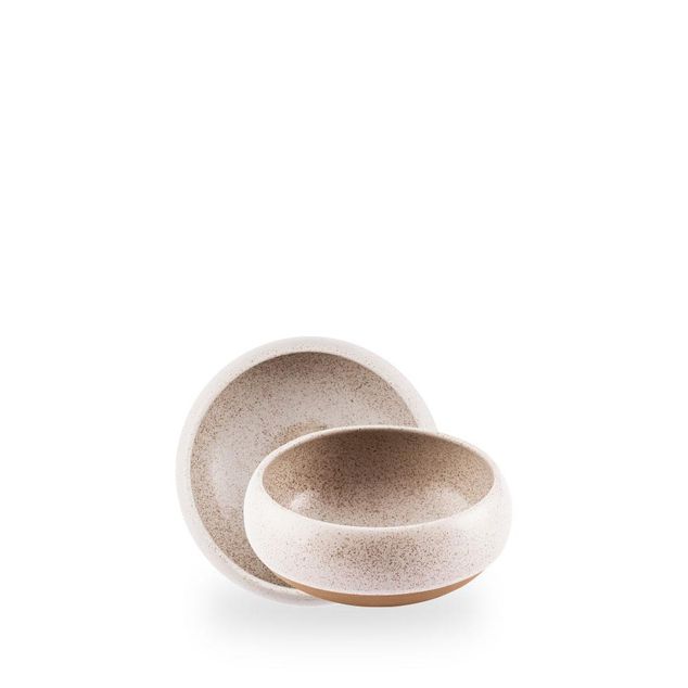 Emerge Speckled White / Deep Bowl  / 15.8cm 7.5cm 113.6cl