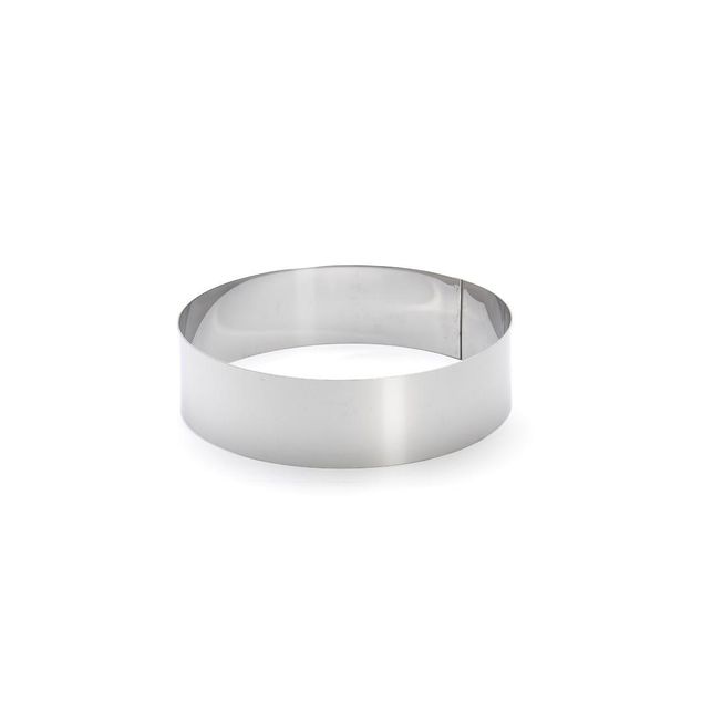 St. Steel Round Ring Dia:22 Cm Ht 6 Cm