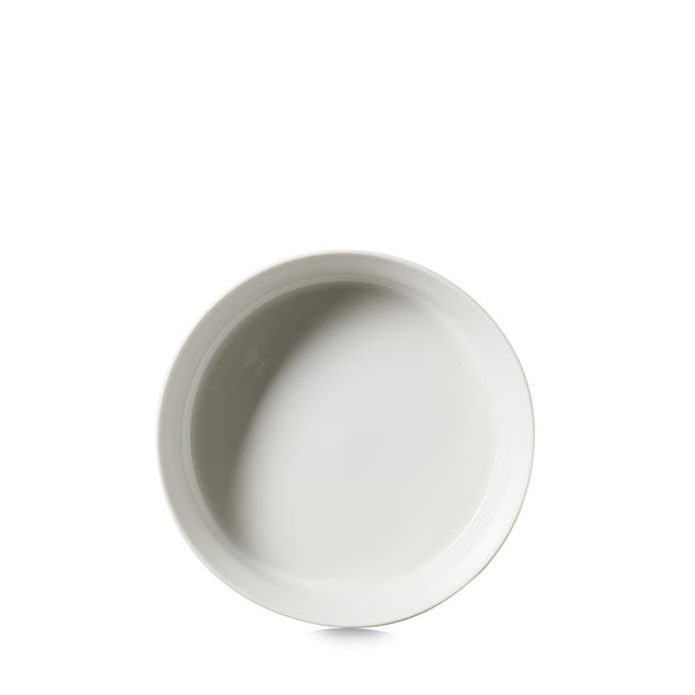 CONTRE JOUR Deep Flared Plate 20cm Alabaster white