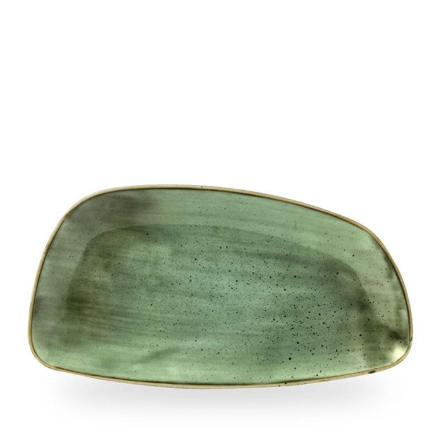 Stonecast Samphire Green Chefs Geo Tallerken 35 X 18.5Cm