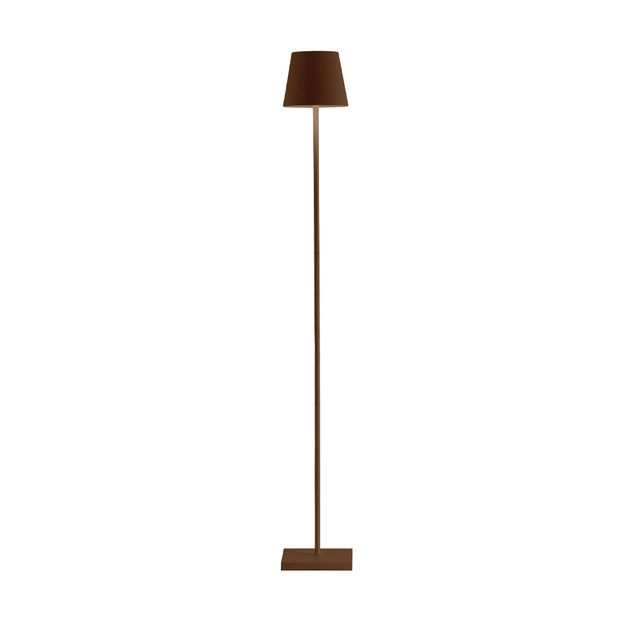 Poldina L Gulvlampe Ø.170X1220Mm Corten