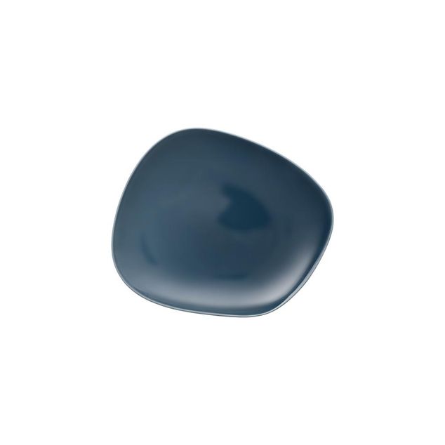 Organic Turquoise Flat plate 23,7 cm 670g