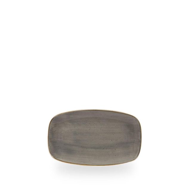 Stonecast Grey Oblong Chefs Tallerken 20 X 12.1Cm