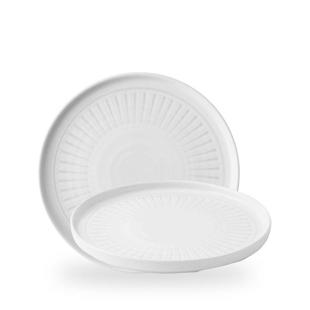 Era Grey Walled Plate 26cm H:2cm