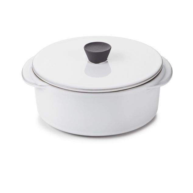 Caractere Cocotte Med Lokk 25Cl White Cumulus