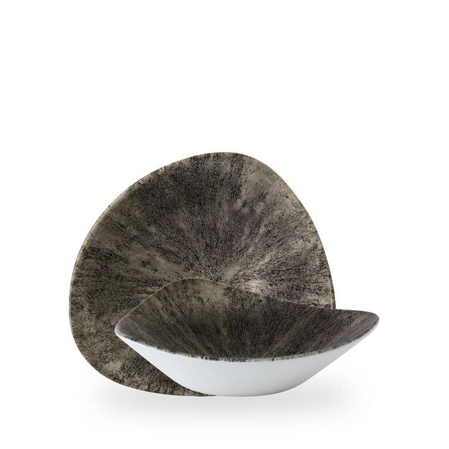 Stone Quartz Black Lotus Bolle 23.5Cm