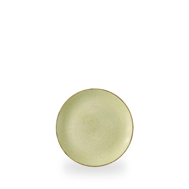 Stonecast Raw Green Evolve Coupe Plate 16.5cm