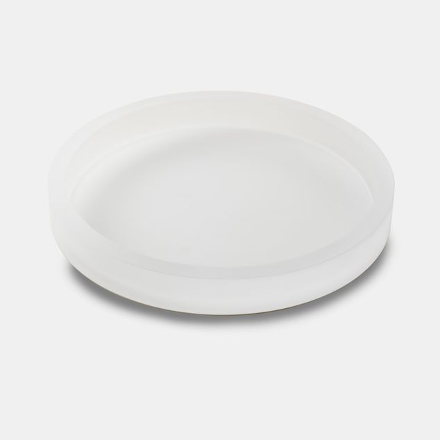 Mealplak Gourmet Round 35cm For Riser Nacryl White