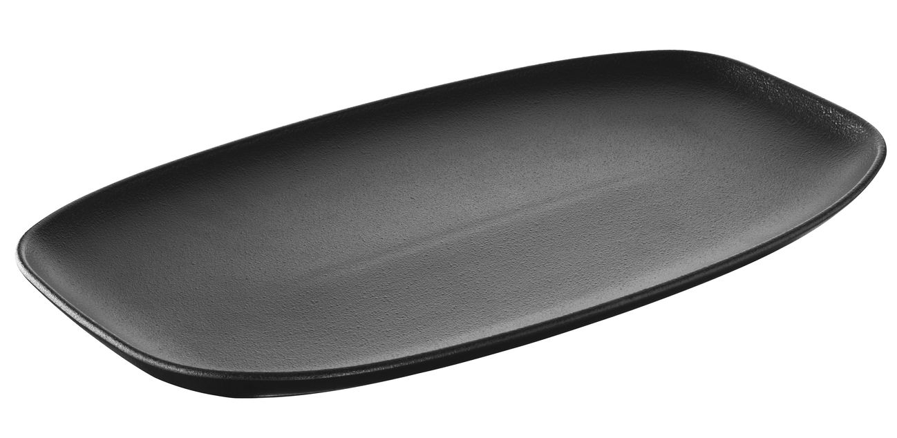 Club Rectangular Tallerken 36X21Cm Cast Iron Style