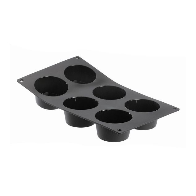 Moul Flex Silicone Molds-6 Muffins-17,5X